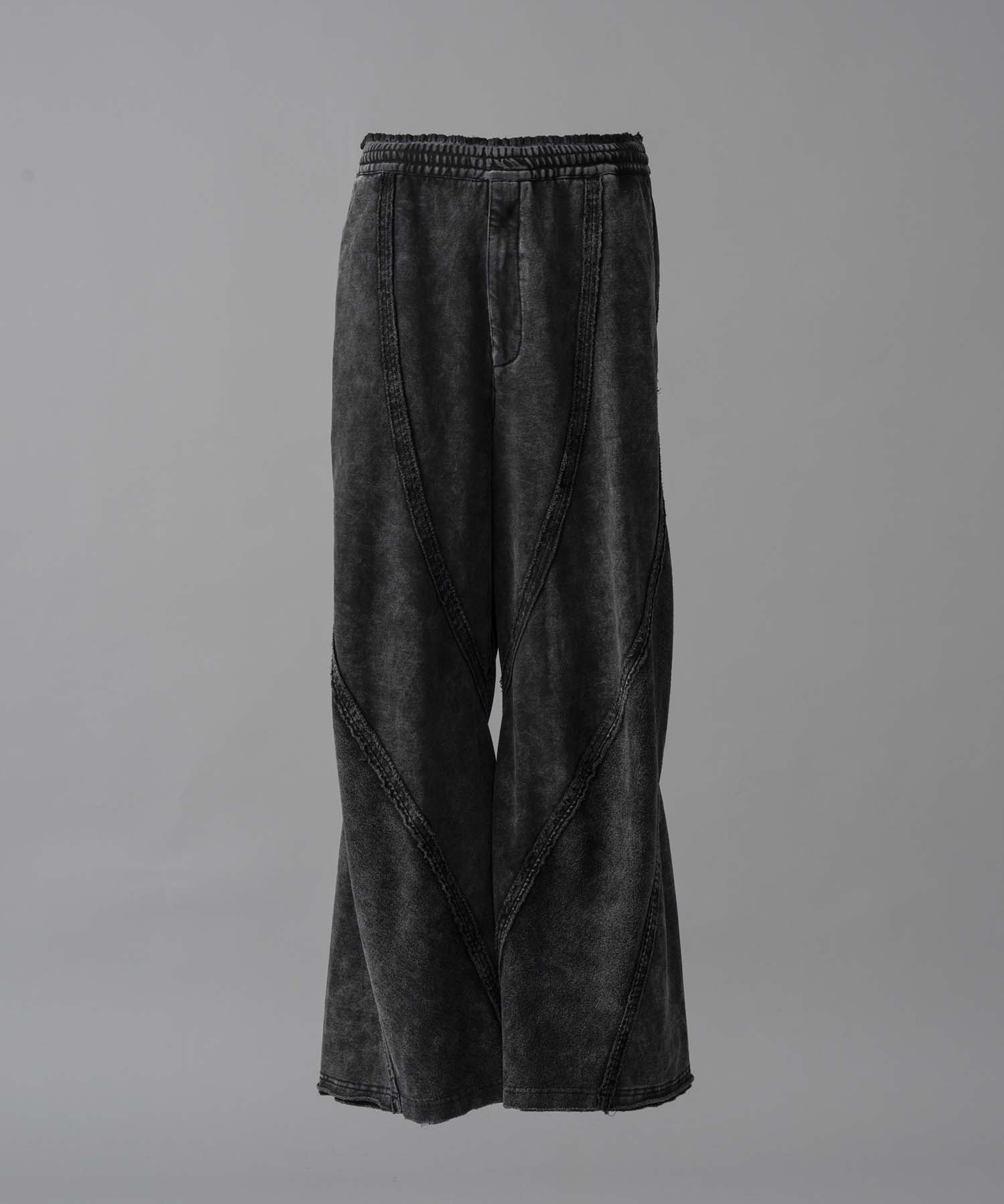 【24AW PRE-ORDER】Chemical Over-Dyed Inside-Out Sweat Wide Pants