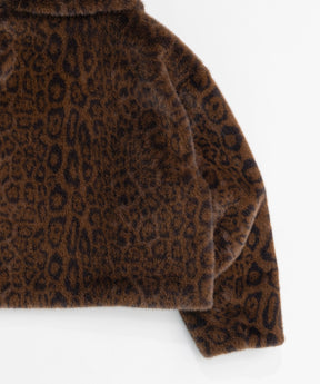 【24WINTER PRE-ORDER】Faux Fur Leopard Coat