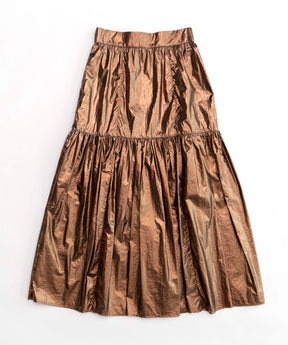 Metallic Maxi Skirt