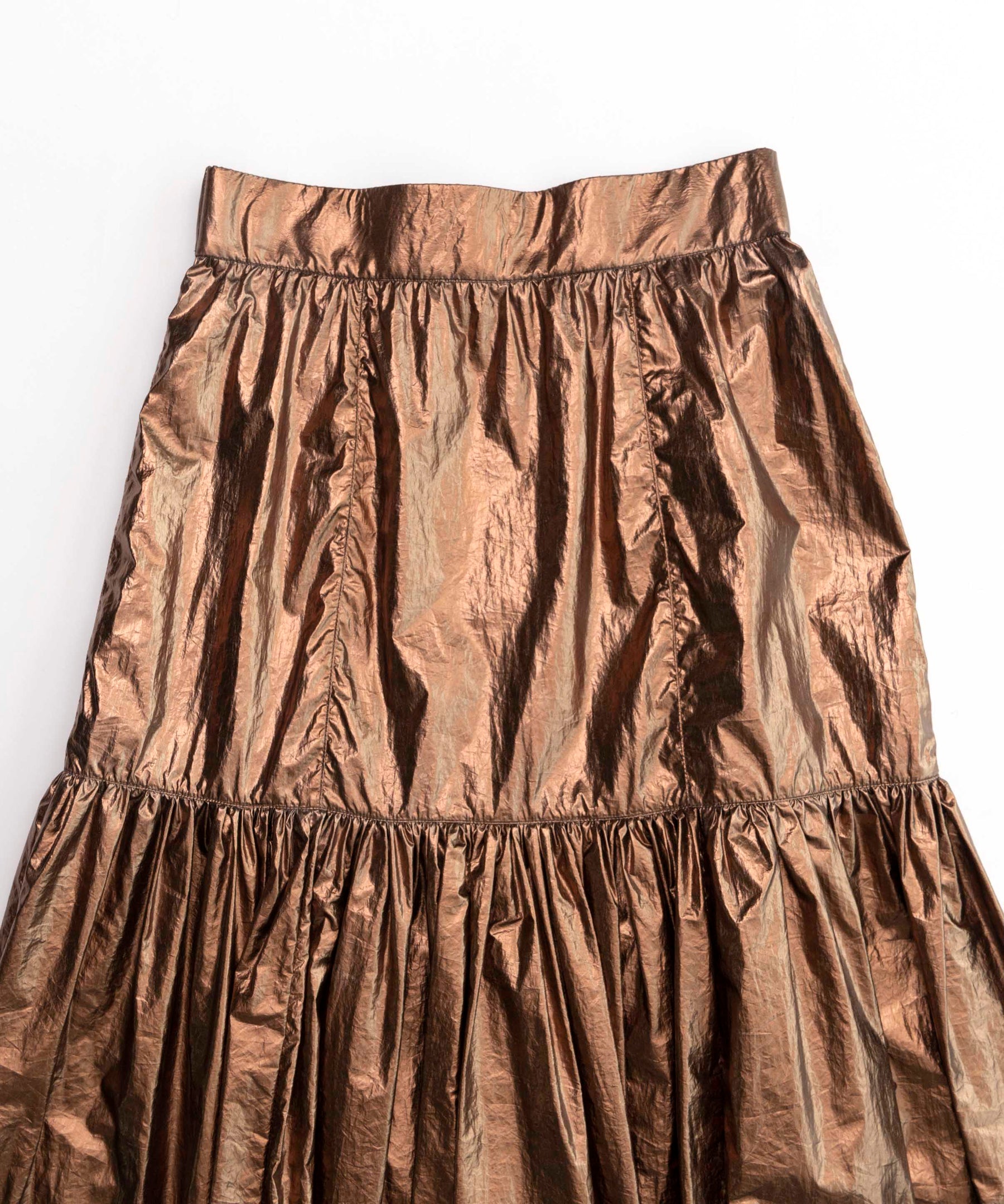 新品 MAISON SPECIAL   Metallic Maxi Skirt