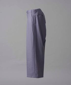 【Italian Dead Stock Fabric】Two-Tuck Wide Pants