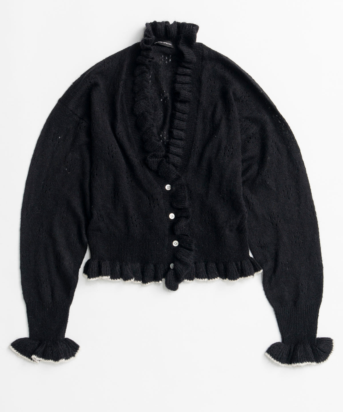 【26AUTUMN PRE-ORDER】V-Neck Frill Cardigan