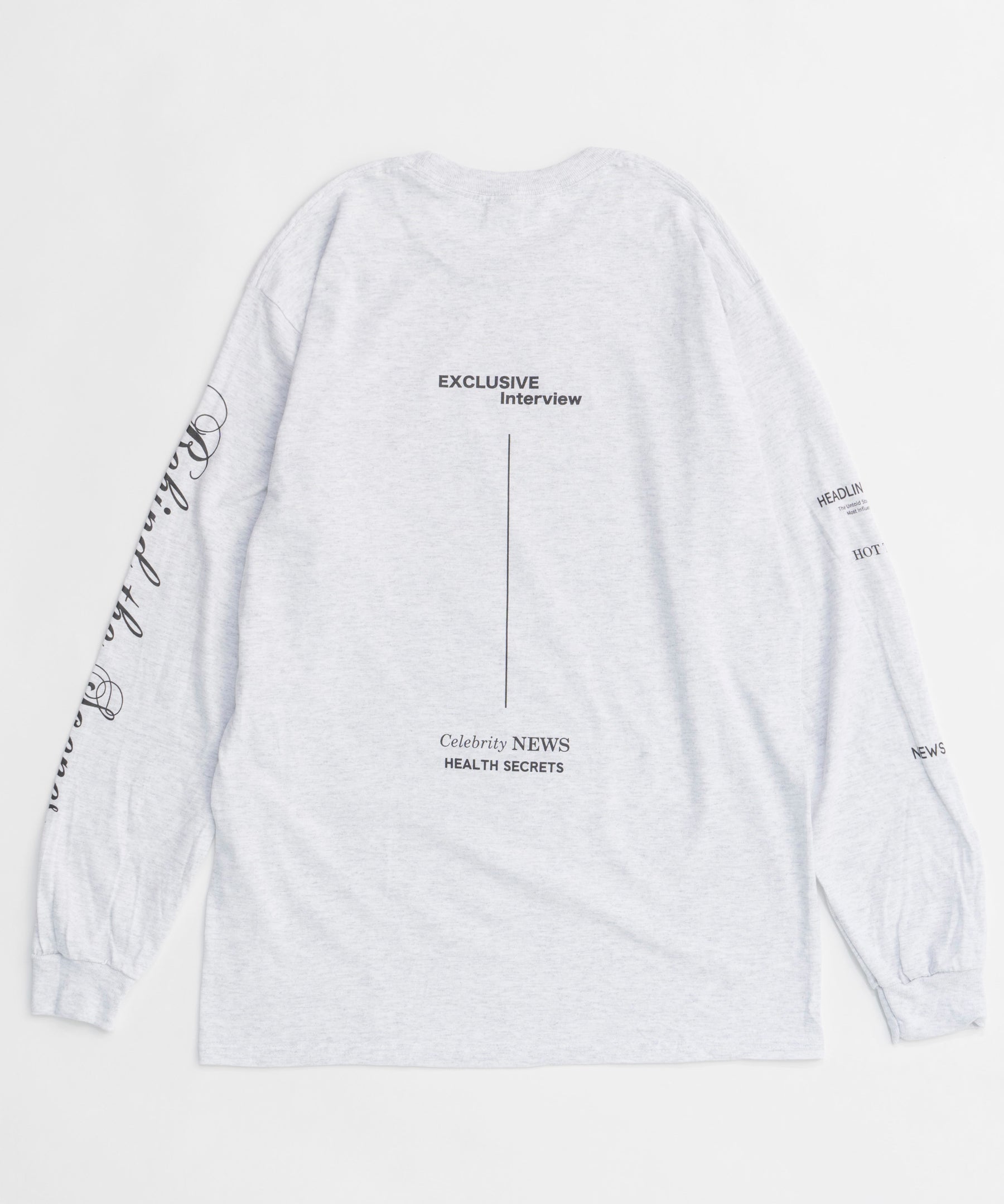 【PRE-ORDER】MAGAZINE HEADING Long Sleeve T-shirt