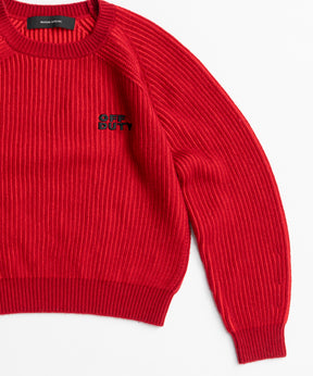 【26AUTUMN PRE-ORDER】OFF DUTY Logo Knit