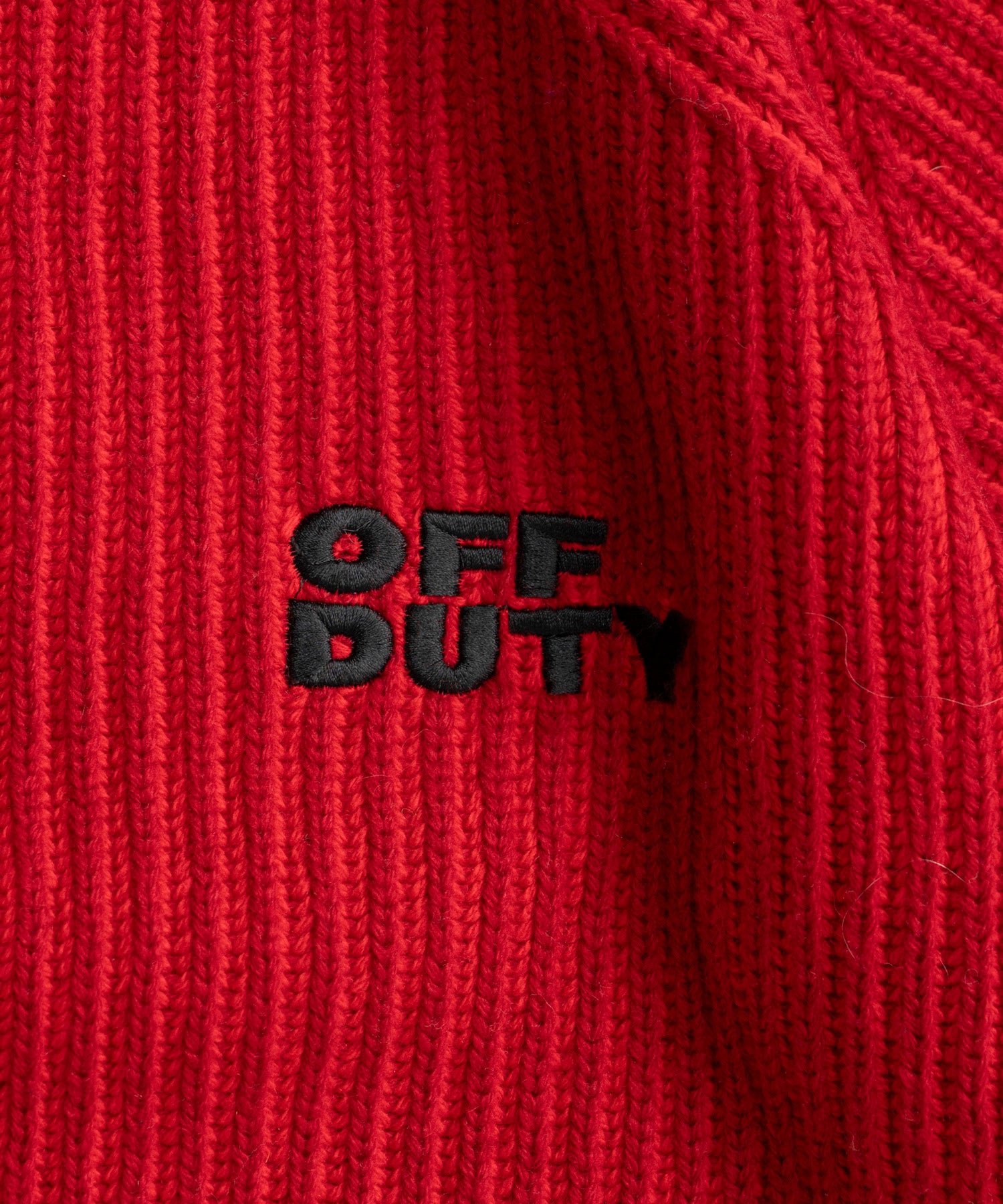 【26AUTUMN PRE-ORDER】OFF DUTY Logo Knit