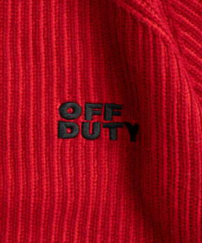 【26AUTUMN PRE-ORDER】OFF DUTY Logo Knit
