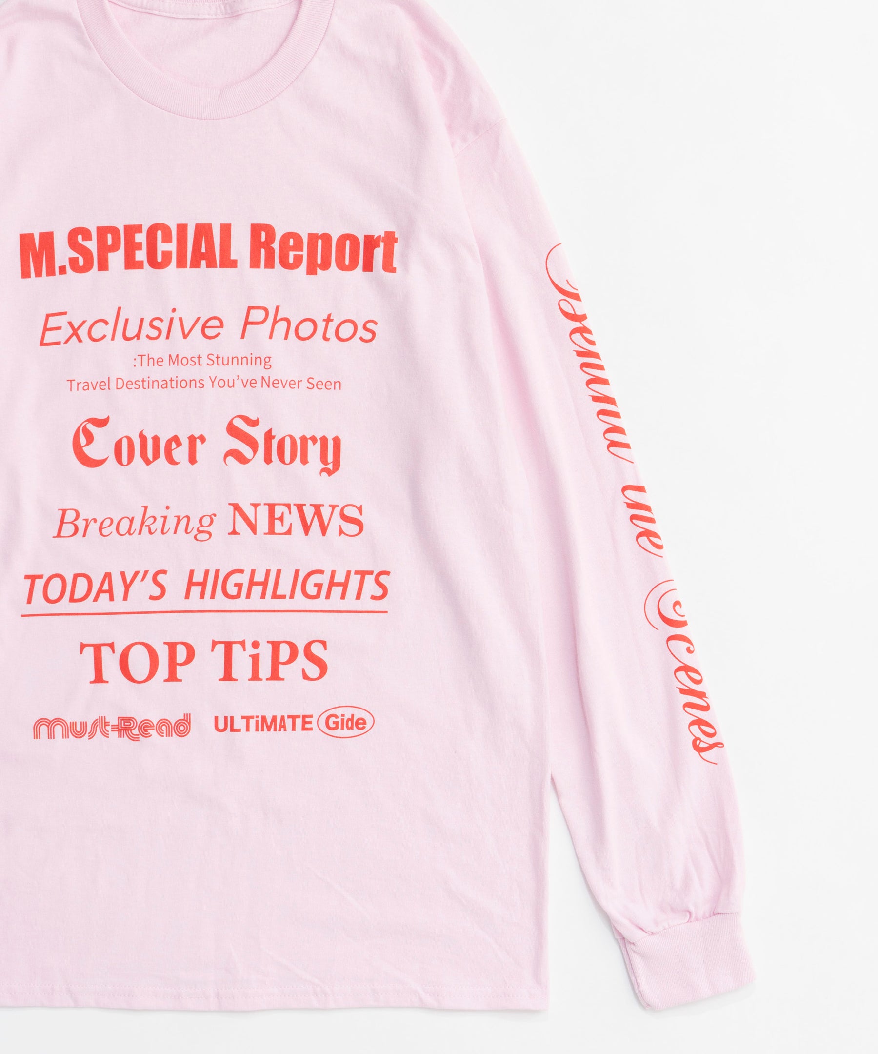 【PRE-ORDER】MAGAZINE HEADING Long Sleeve T-shirt