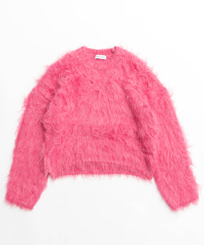 [24winter Pre-Order] Fluffy Shaggy Knit Pullover