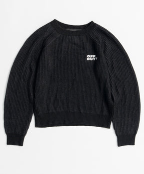 【26AUTUMN PRE-ORDER】OFF DUTY Logo Knit