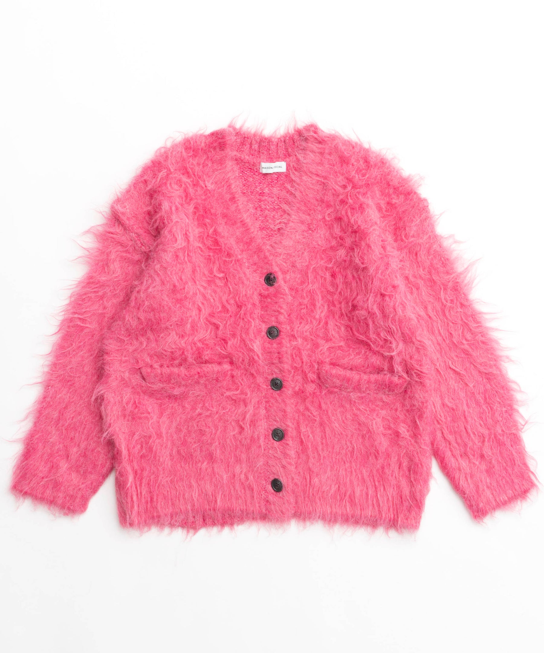 24WINTER PRE ORDER Fluffy Shaggy Knit Cardigan