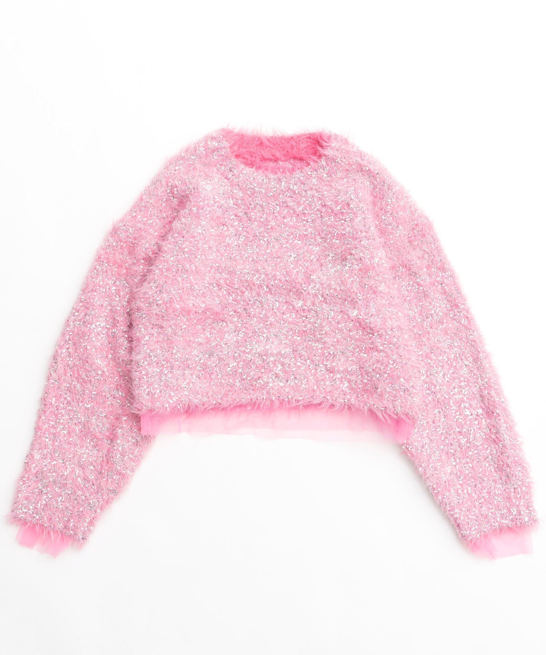 【24WINTER PRE-ORDER】Sparkling Shaggy Knit Pullover