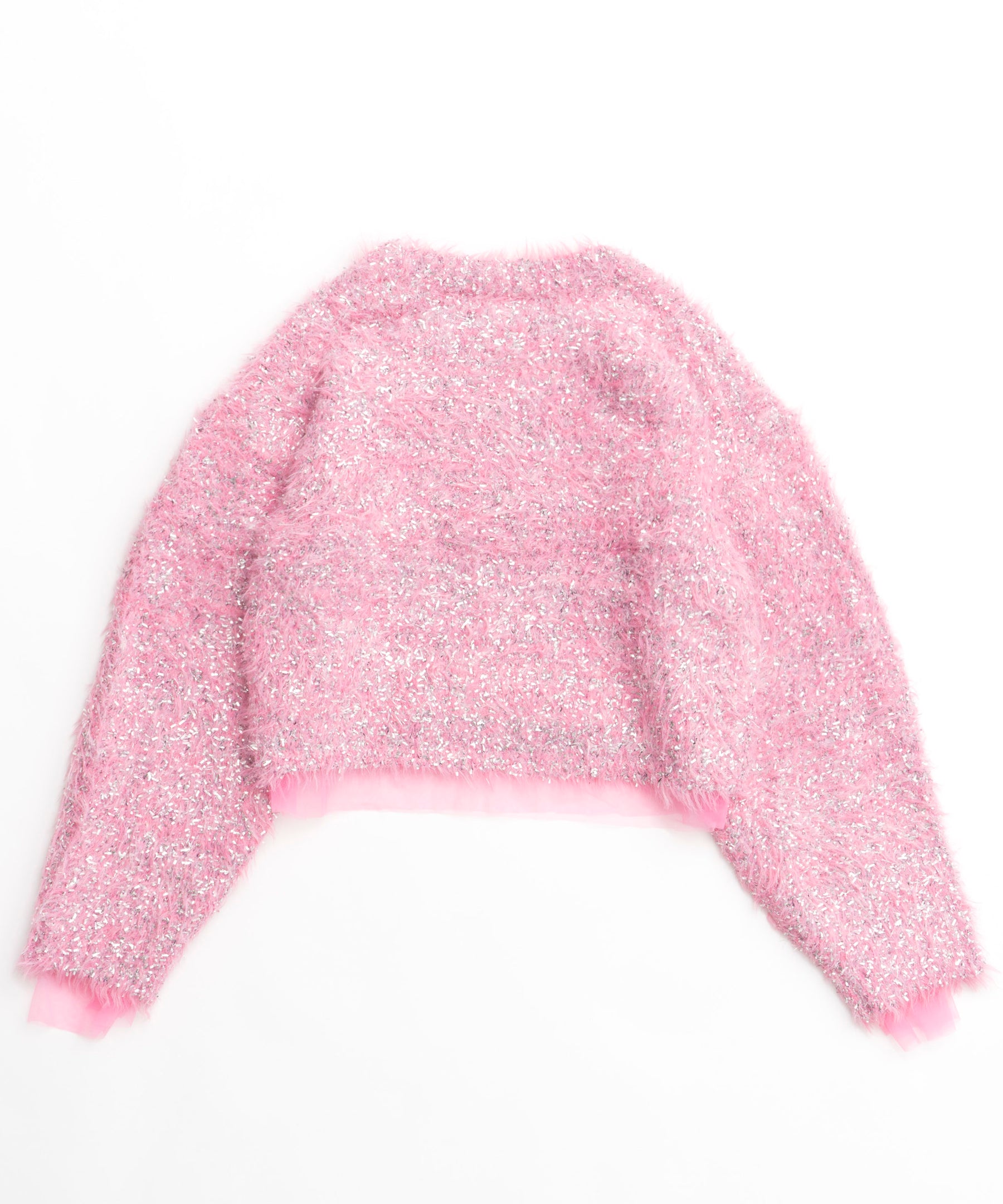 [24winter Pre-Order] Sparkling Shaggy Knit Pullover