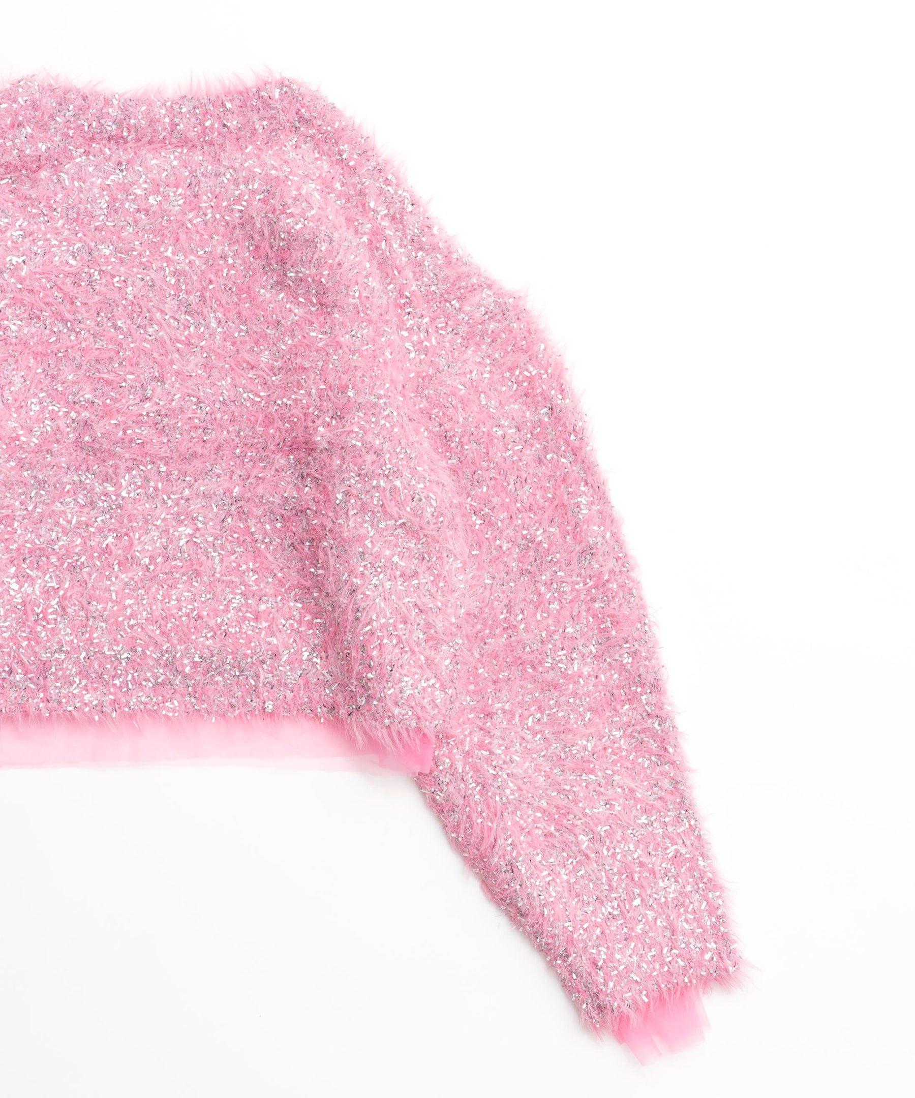 [24winter Pre-Order] Sparkling Shaggy Knit Pullover