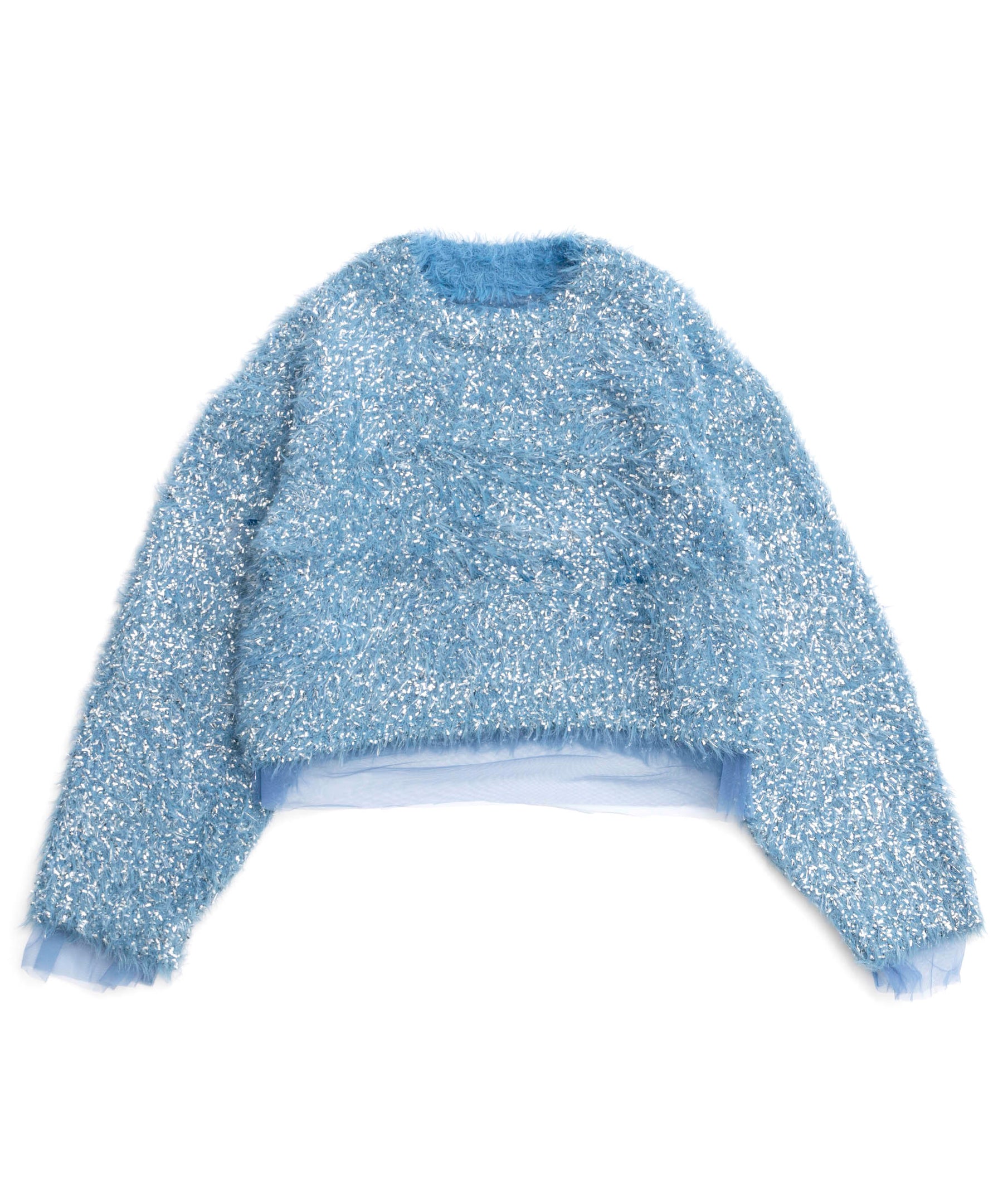 【24WINTER PRE-ORDER】Sparkling Shaggy Knit Pullover