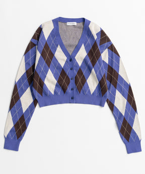 【26AUTUMN PRE-ORDER】Argyle Cardigan