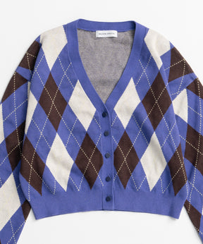 【26AUTUMN PRE-ORDER】Argyle Cardigan