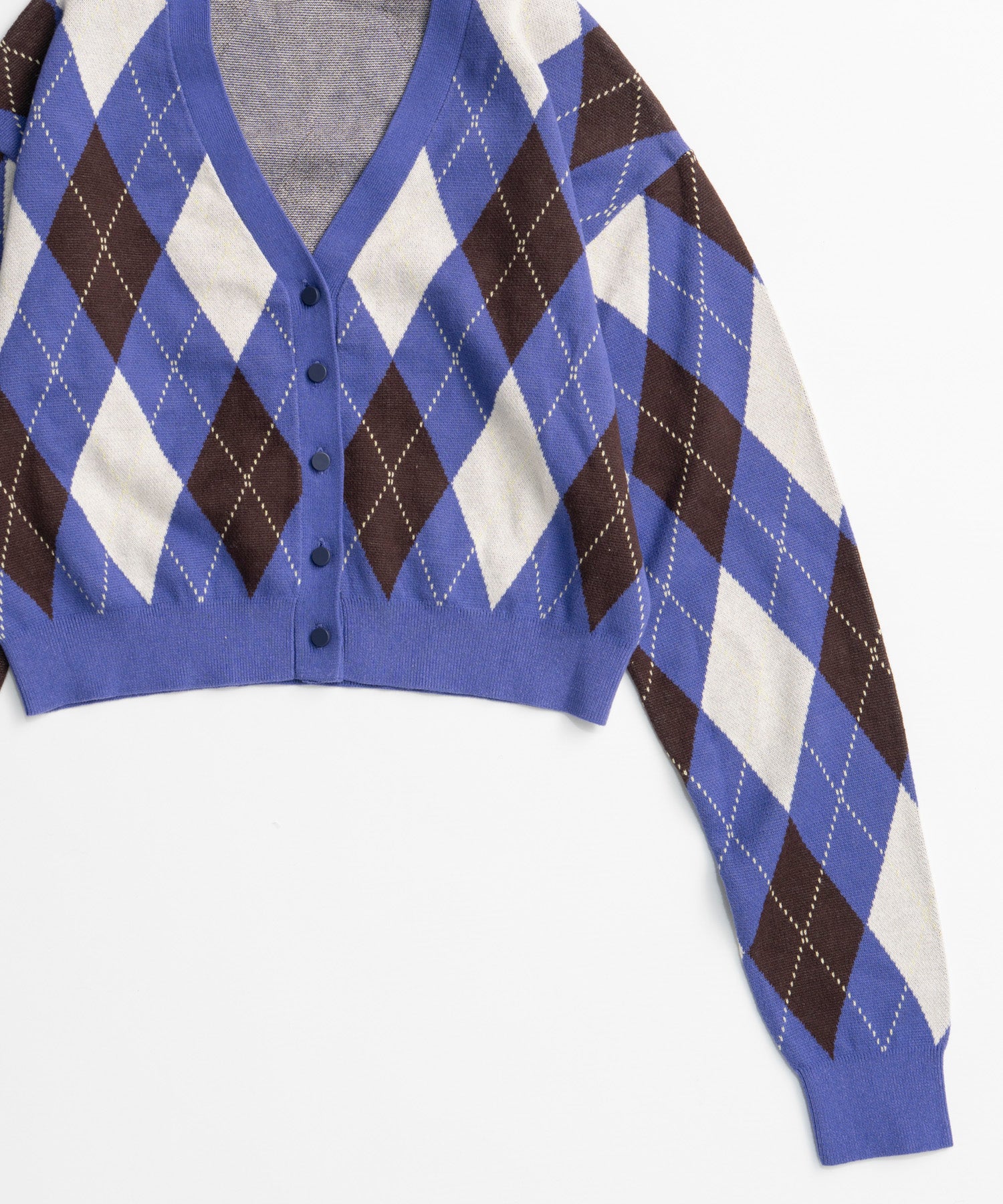 【26AUTUMN PRE-ORDER】Argyle Cardigan
