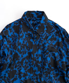 【SALE】Marble Print Over Shirt