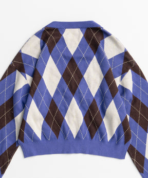 【26AUTUMN PRE-ORDER】Argyle Cardigan