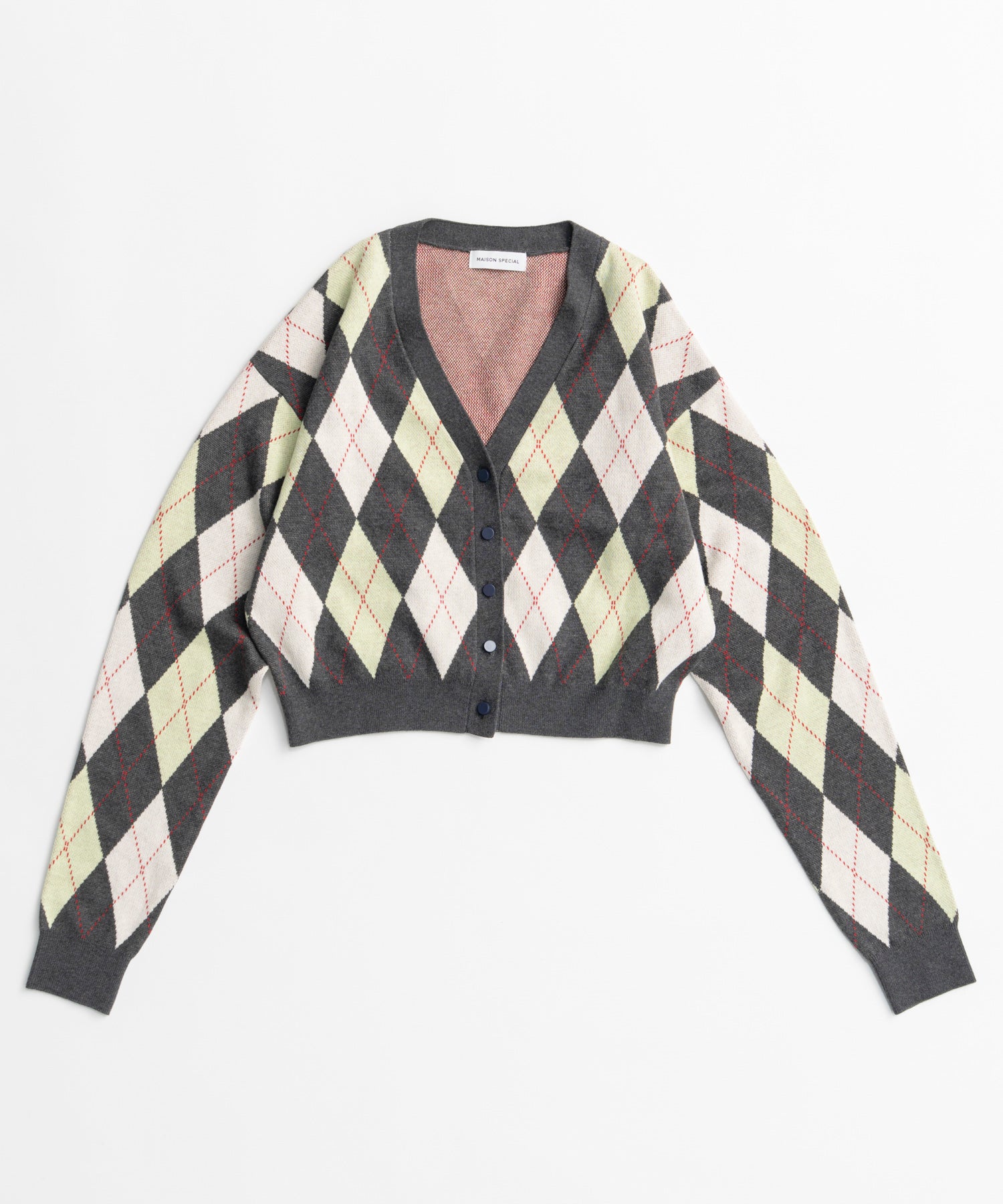【26AUTUMN PRE-ORDER】Argyle Cardigan
