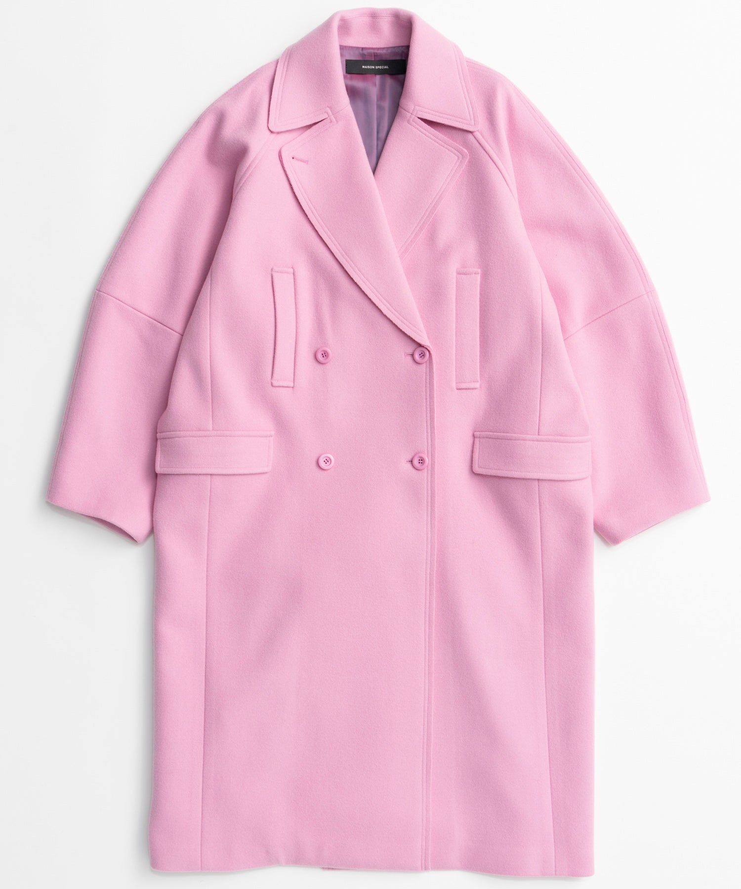 【26AUTUMN PRE-ORDER】Super 140 Balloon Sleeve Wool Long Coat