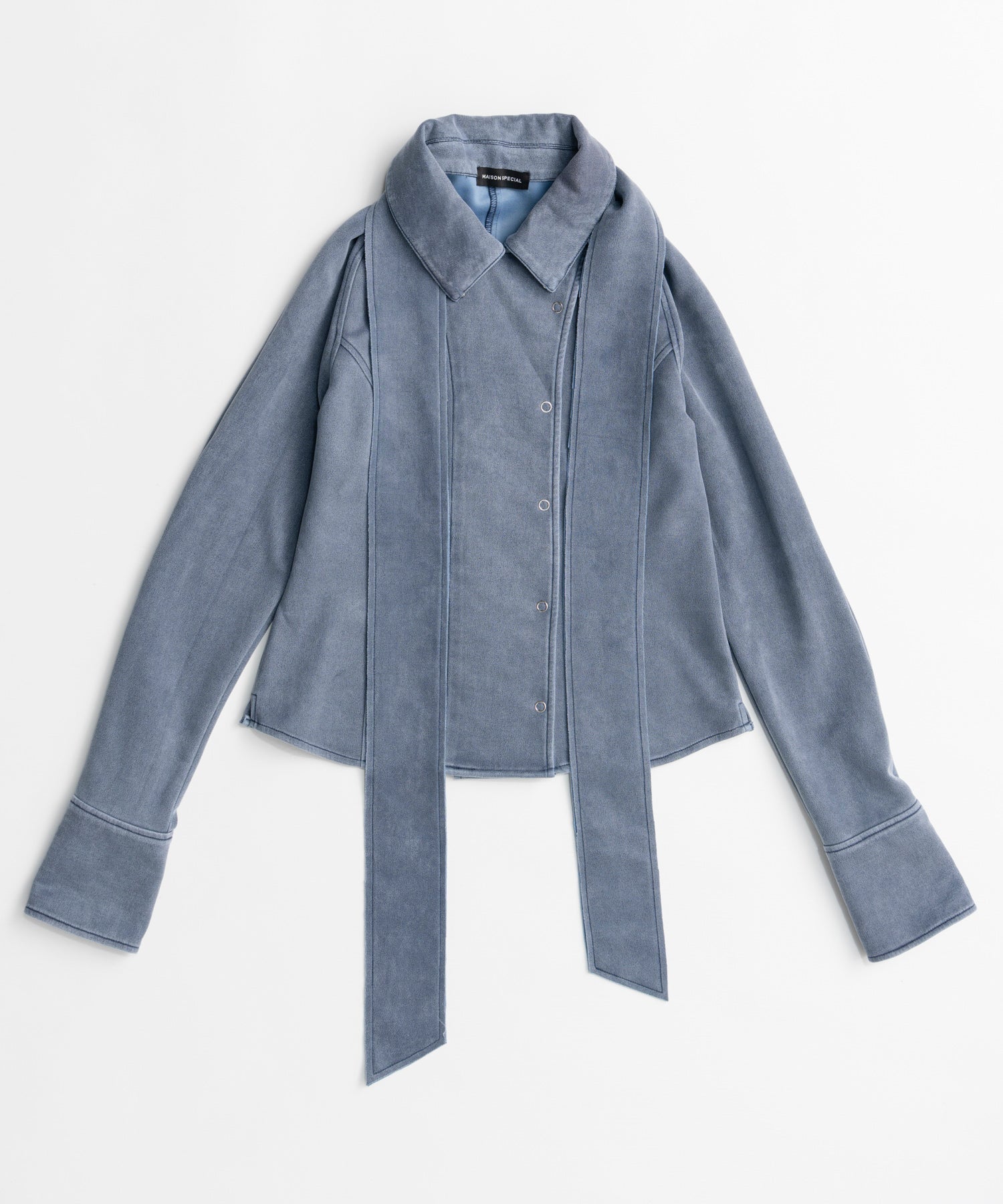【26AUTUMN PRE-ORDER】Bio-Wash Slim Shirt with Tie