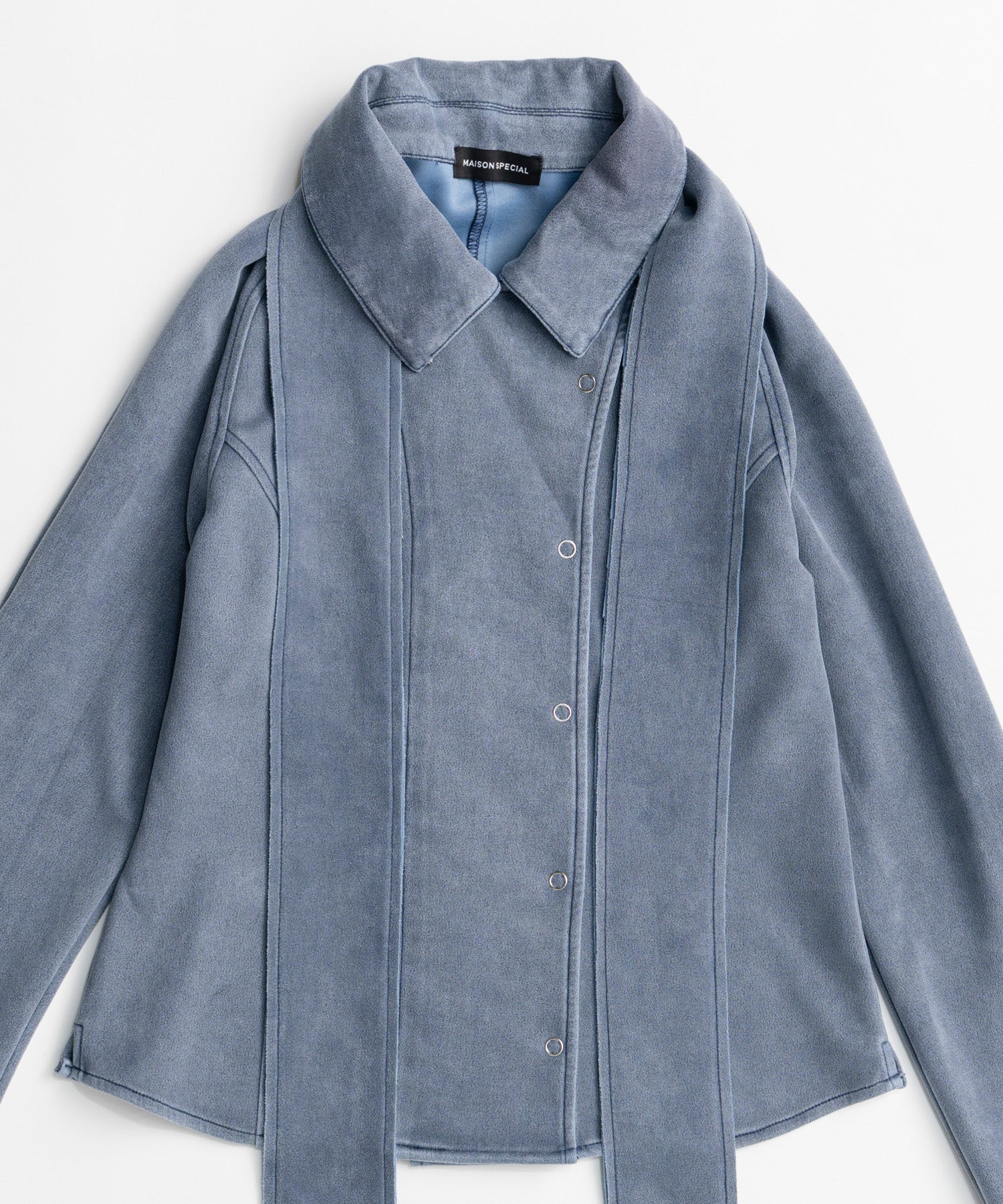 【26AUTUMN PRE-ORDER】Bio-Wash Slim Shirt with Tie