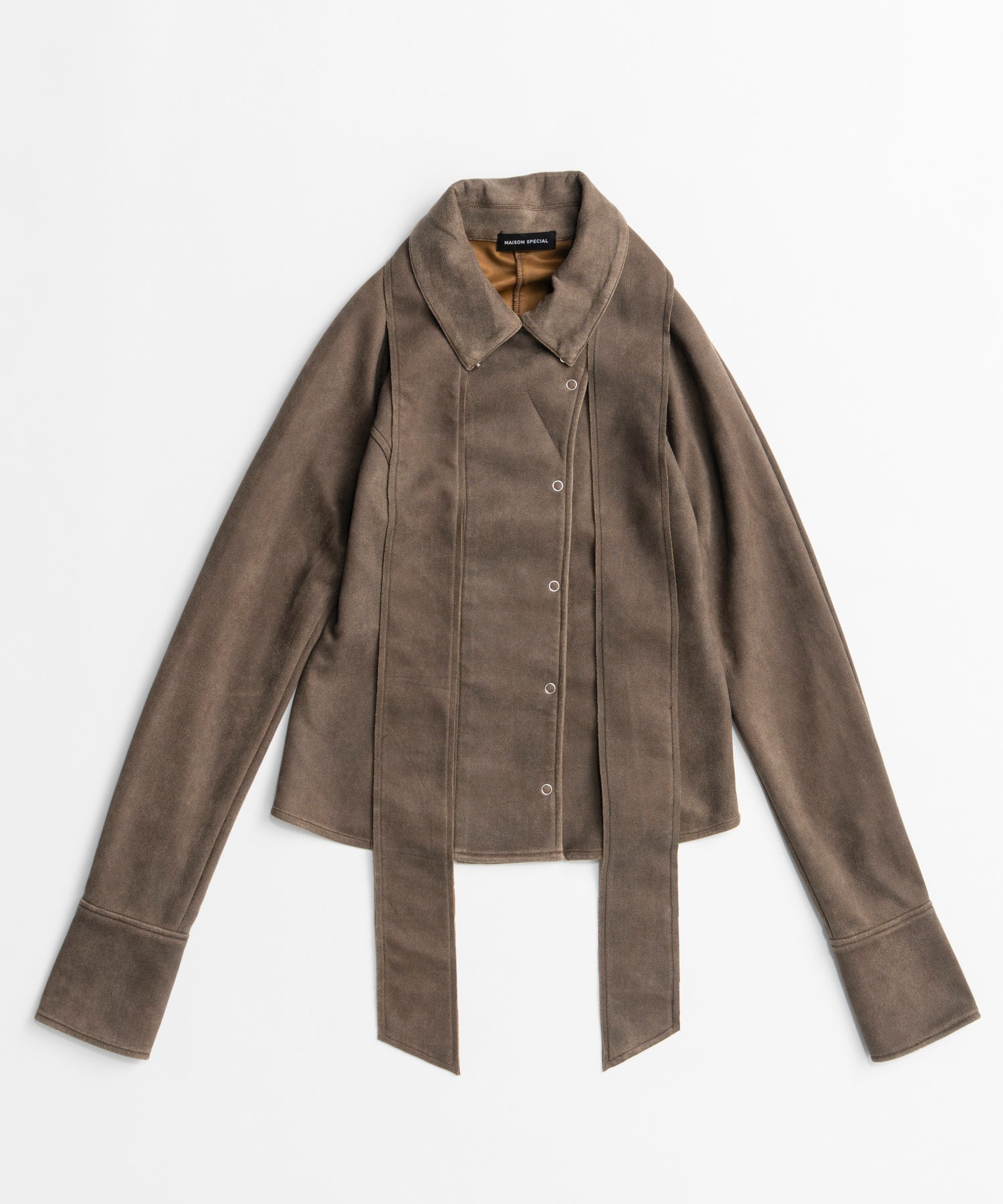 【26AUTUMN PRE-ORDER】Bio-Wash Slim Shirt with Tie