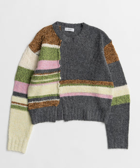 【26WINTER PRE-ORDER】Dramatic Border Slit Knit