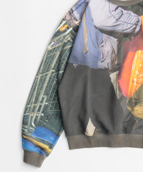 【26AUTUMN PRE-ORDER】Cityscape Photo Sweatshirt Top
