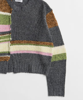 【26WINTER PRE-ORDER】Dramatic Border Slit Knit