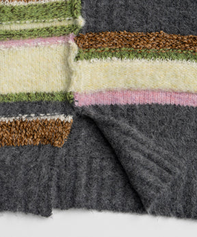 【26WINTER PRE-ORDER】Dramatic Border Slit Knit