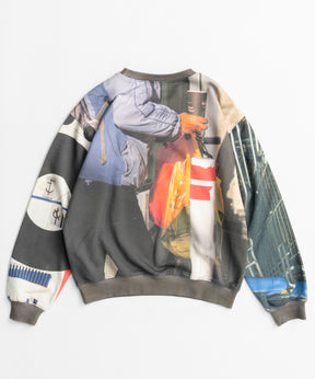 【26AUTUMN PRE-ORDER】Cityscape Photo Sweatshirt Top