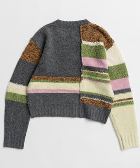【26WINTER PRE-ORDER】Dramatic Border Slit Knit