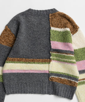 【26WINTER PRE-ORDER】Dramatic Border Slit Knit