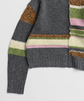 【26WINTER PRE-ORDER】Dramatic Border Slit Knit