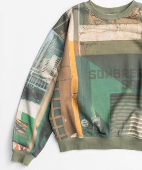 【26AUTUMN PRE-ORDER】Cityscape Photo Sweatshirt Top