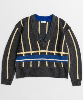 【26WINTER PRE-ORDER】Stripe Cricket Knit