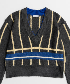 【26WINTER PRE-ORDER】Stripe Cricket Knit