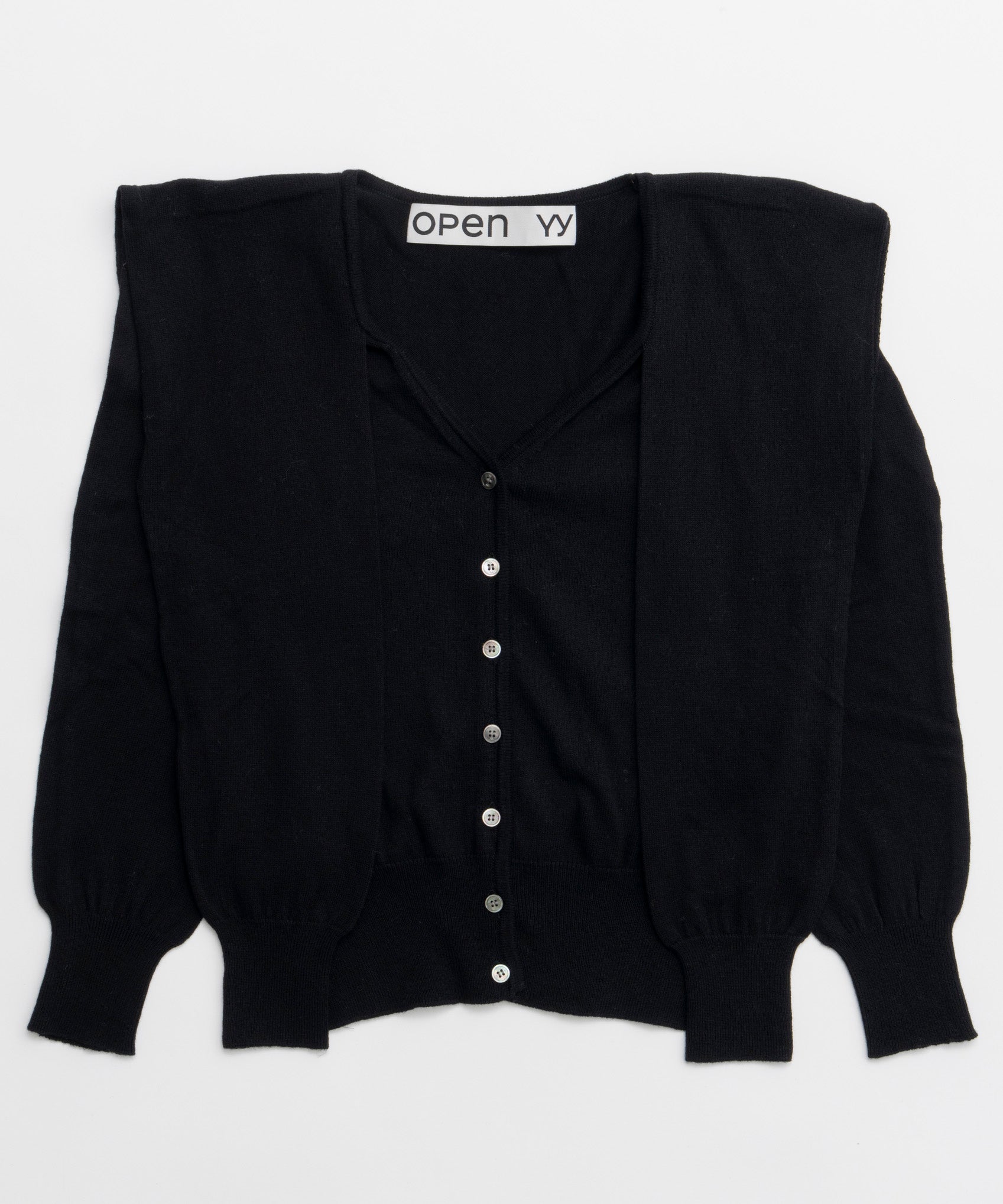 OPEN YY オープンワイワイ ウールカーディガン OPEN YY ニットセーター