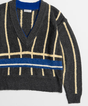 【26WINTER PRE-ORDER】Stripe Cricket Knit