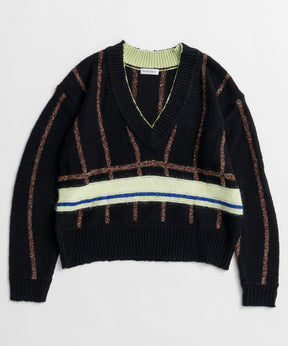 【26WINTER PRE-ORDER】Stripe Cricket Knit