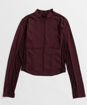 【26WINTER PRE-ORDER】British Worsted Cotton High Neck Top