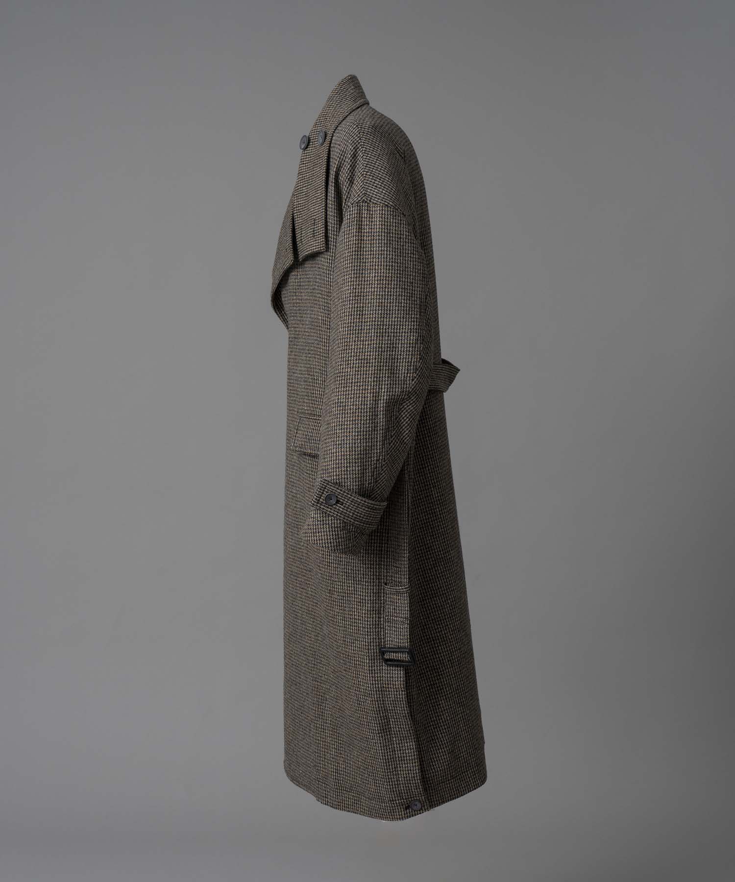 [9/27 (Fri) 12:00 Sales Start] [Italian Dead Stock Fabric] Prime-Over Stand Collar Coat