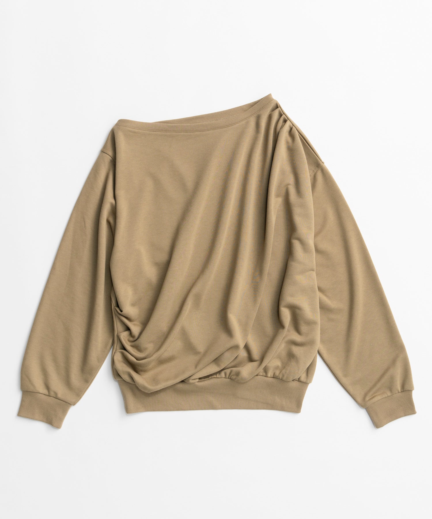 【26AUTUMN PRE-ORDER】2WAY Off-Shoulder Sweatshirt