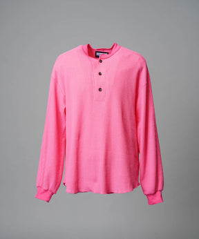 Prime-Over Crew Neck Long Sleeve Waffle T-Shirt