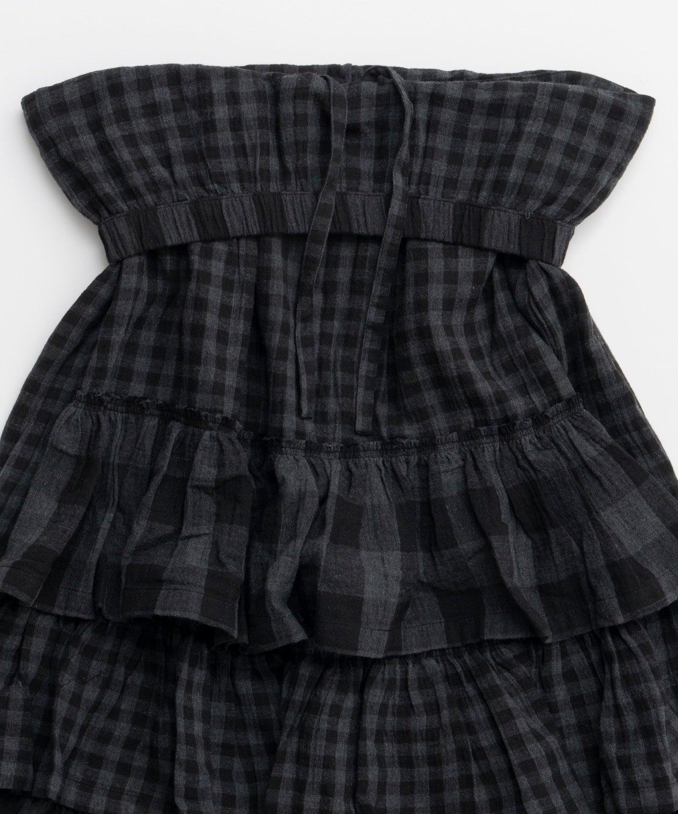 [开放YY]编织的腰部分层裙子