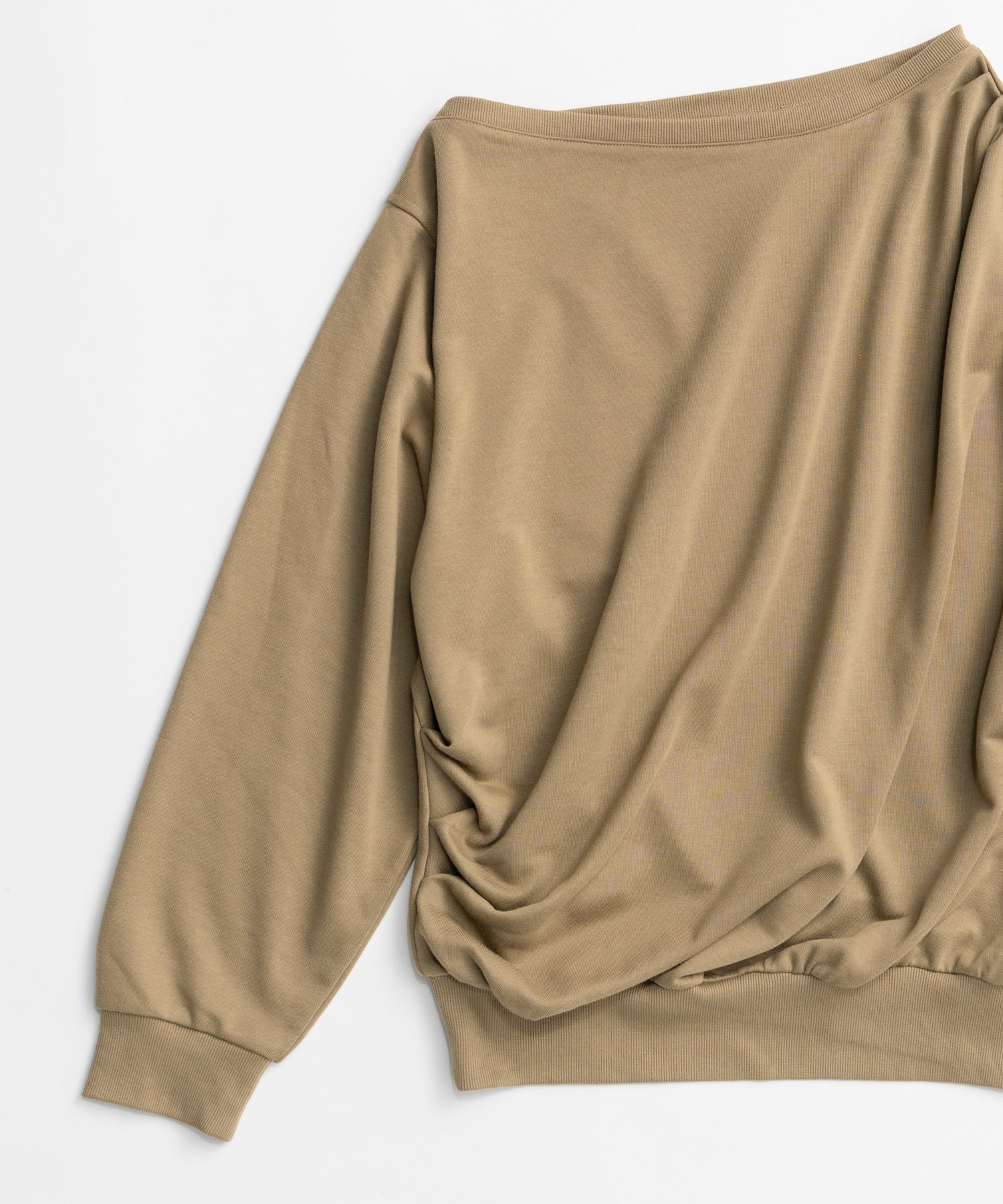 【26AUTUMN PRE-ORDER】2WAY Off-Shoulder Sweatshirt