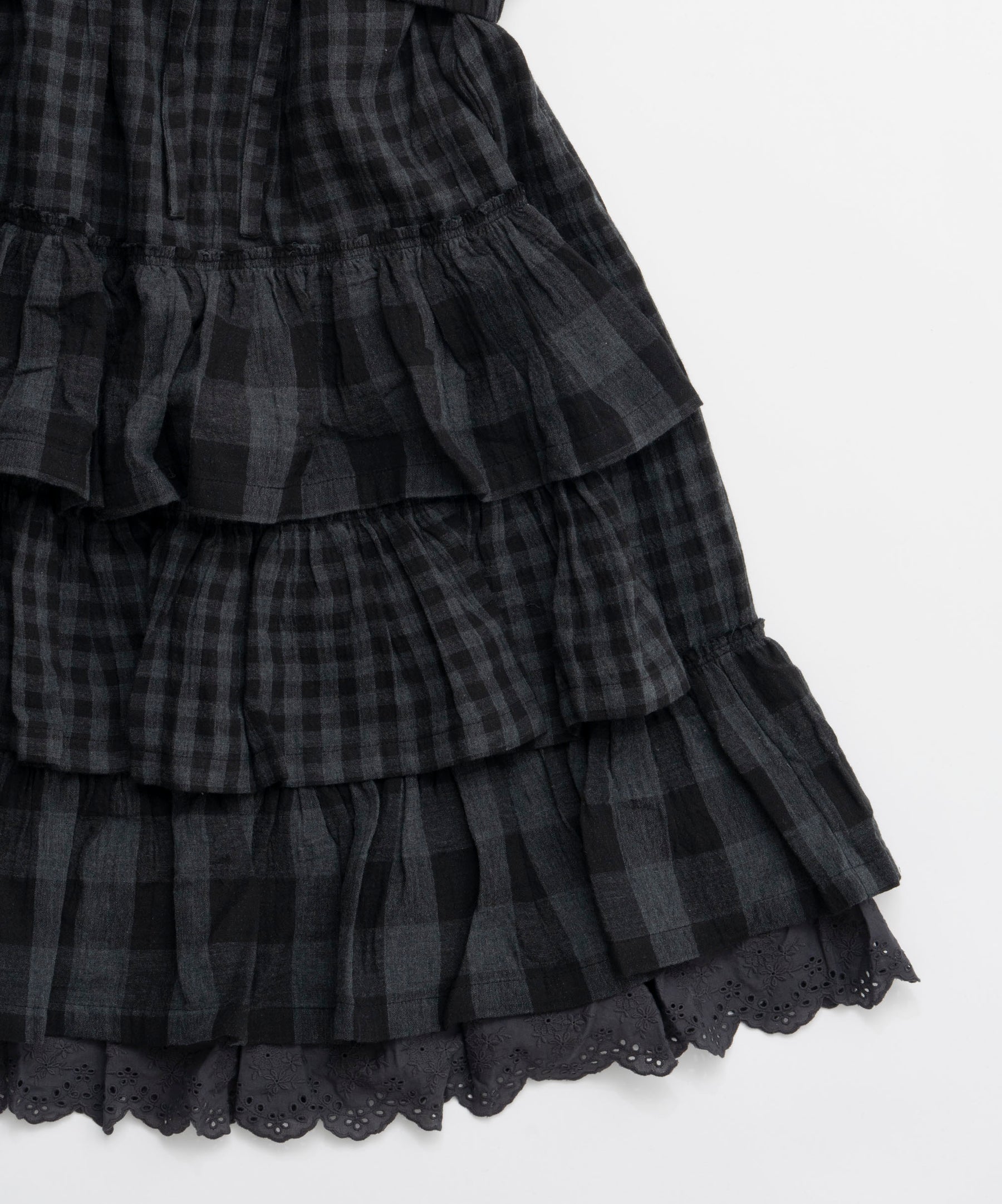 [开放YY]编织的腰部分层裙子