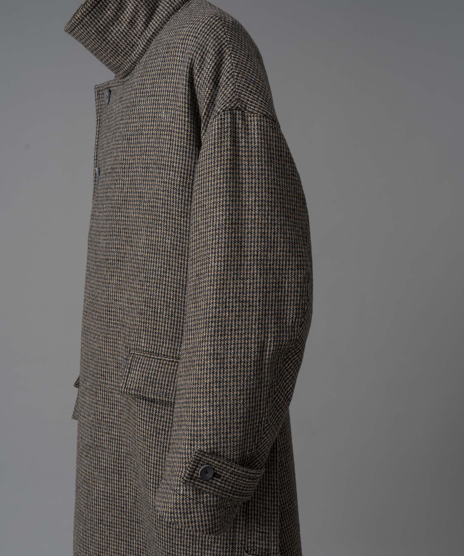 [9/27 (Fri) 12:00 Sales Start] [Italian Dead Stock Fabric] Prime-Over Stand Collar Coat